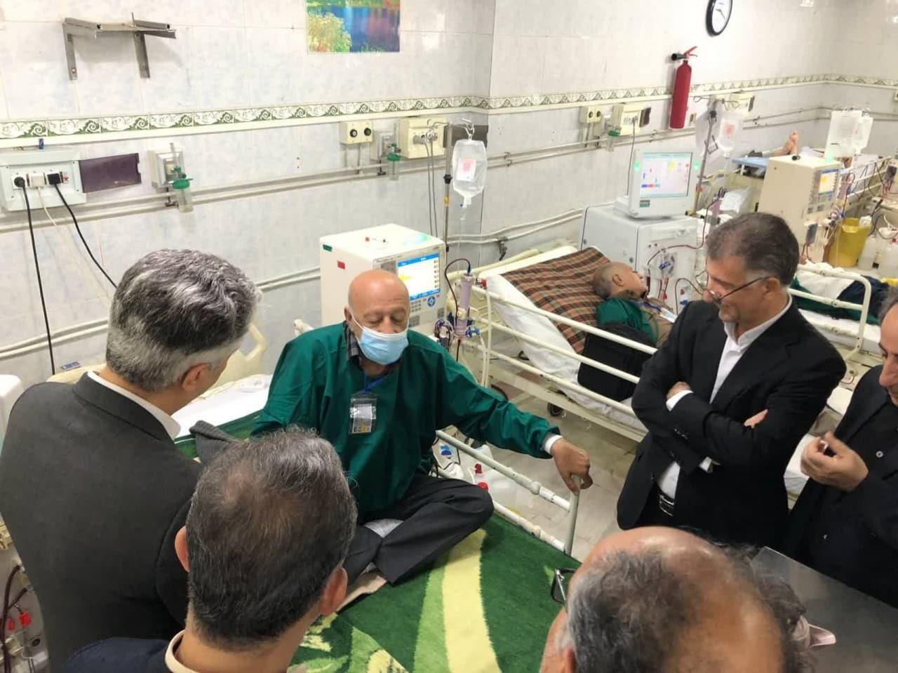 بازدید معاون درمان وزارتخانه