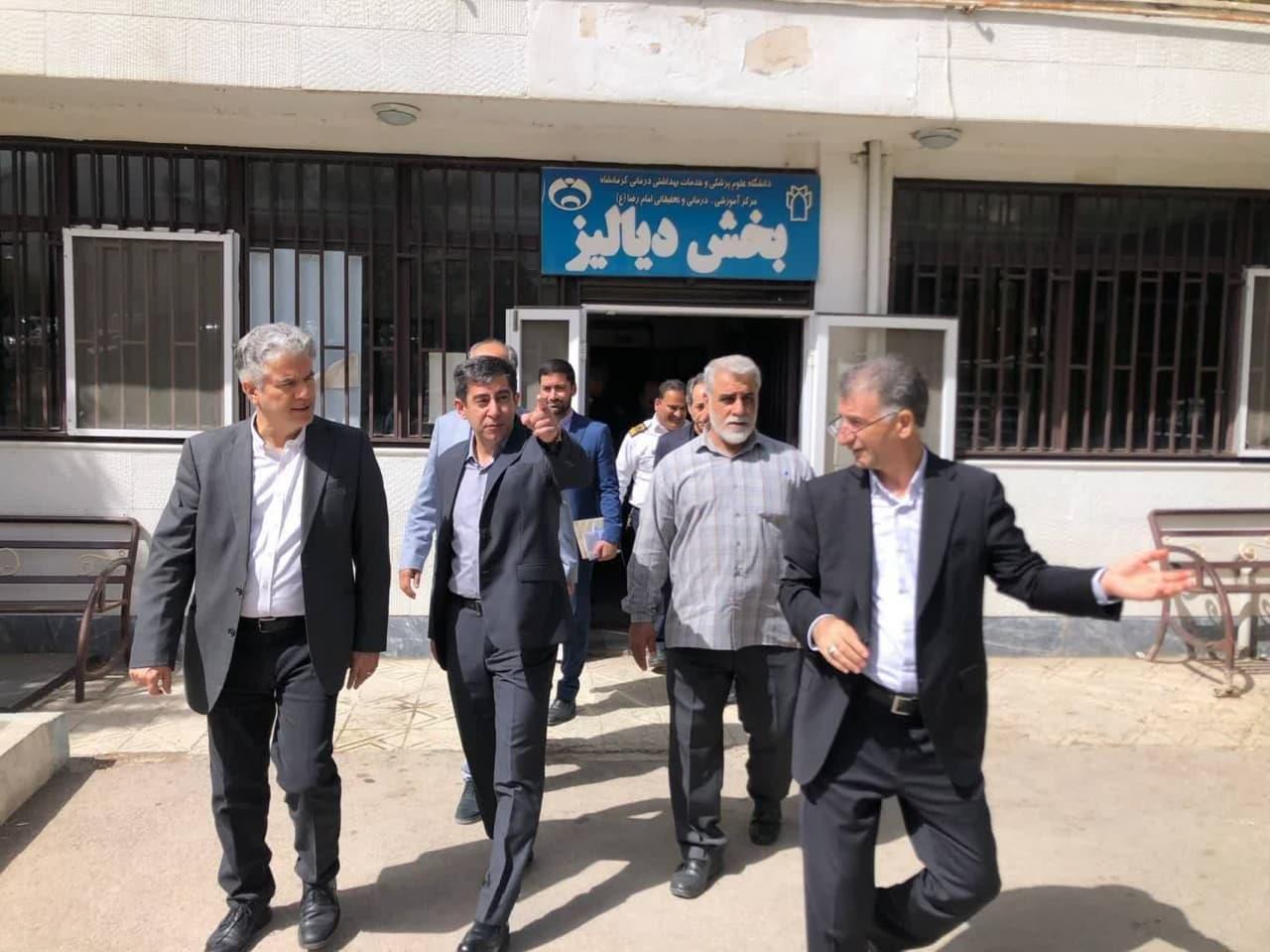 بازدید معاون درمان وزارتخانه