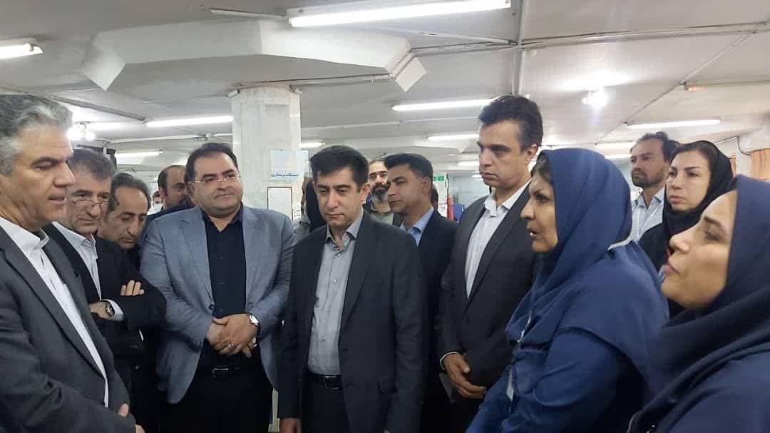 بازدید معاون درمان وزارتخانه