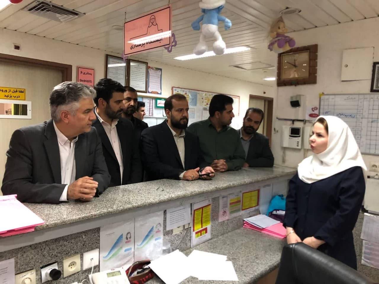 بازدید معاون درمان وزارتخانه در سنقر