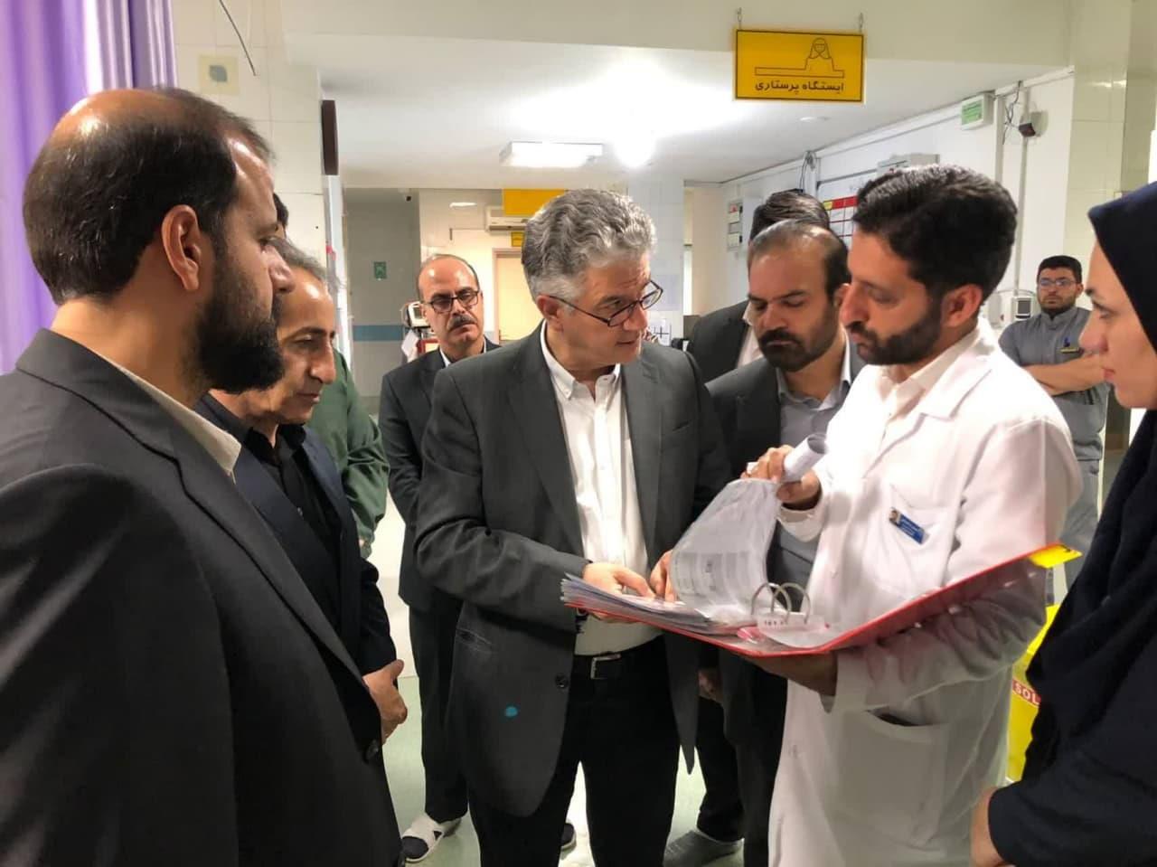 بازدید معاون درمان وزارتخانه در سنقر