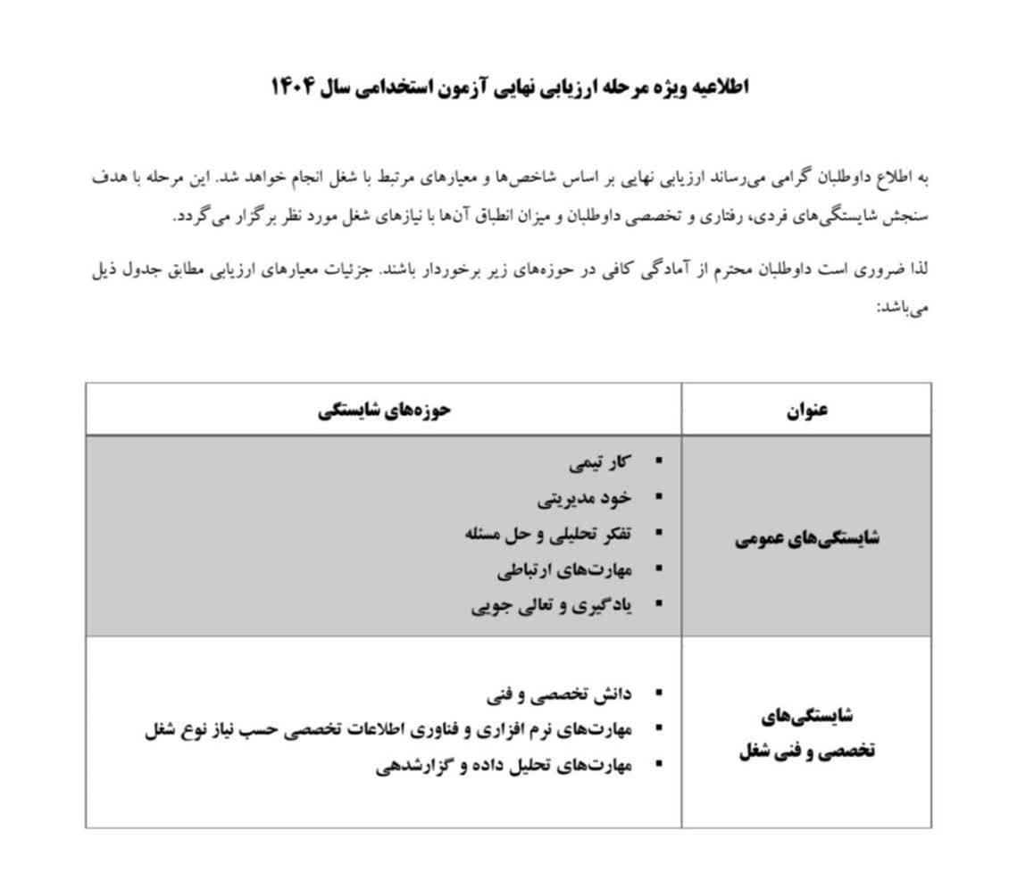 اطلاعیه شماره 9