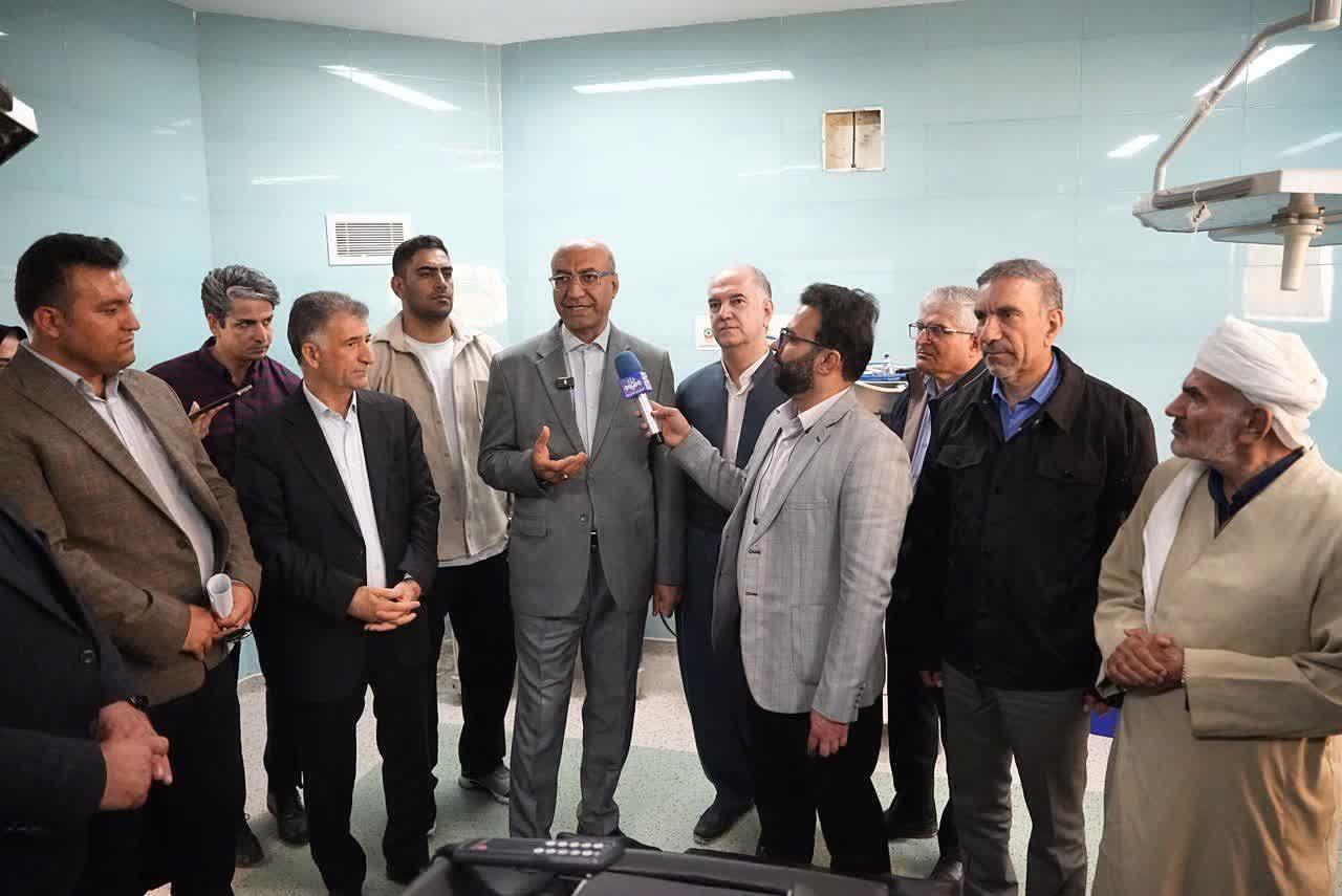 بازدید استاندار کرمانشاه و نماینده اورامانات از بیمارستان شهدای سلامت ثلاث باباجانی؛  5