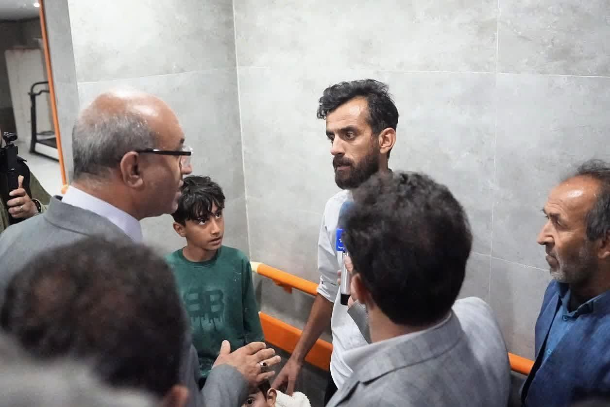 بازدید استاندار کرمانشاه و نماینده اورامانات از بیمارستان شهدای سلامت ثلاث باباجانی؛  3