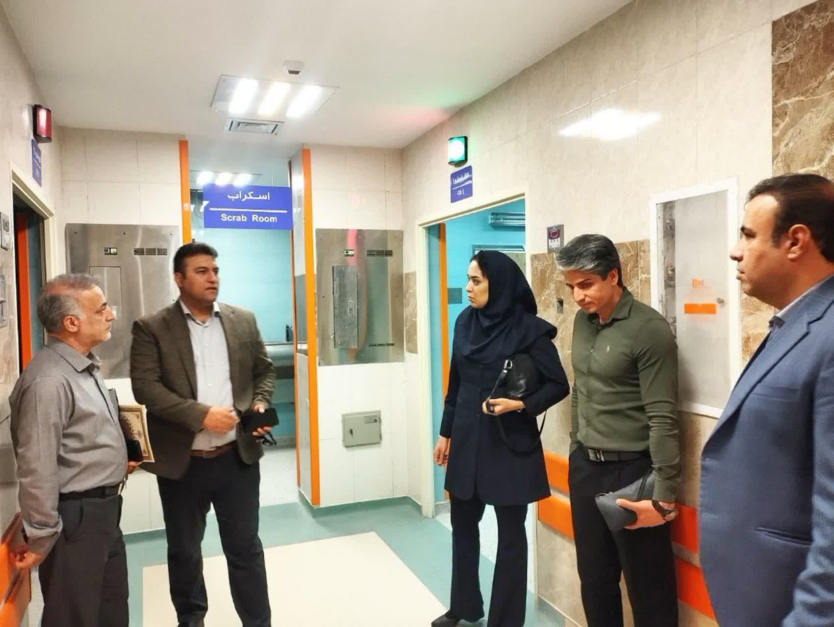بازدید میدانی معاون توسعه دانشگاه علوم پزشکی کرمانشاه از بیمارستان شهدای سلامت ثلاث باباجانی 6