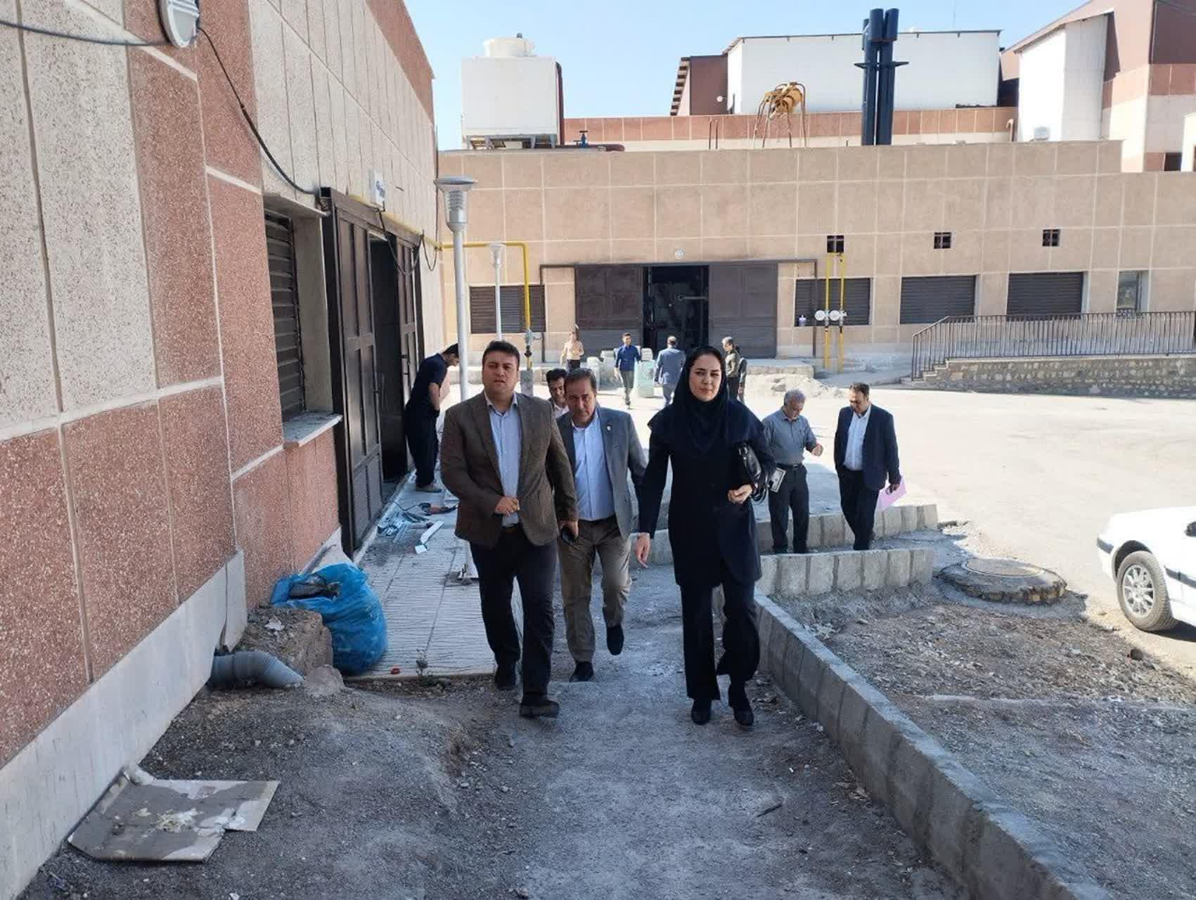 بازدید میدانی معاون توسعه دانشگاه علوم پزشکی کرمانشاه از بیمارستان شهدای سلامت ثلاث باباجانی 1